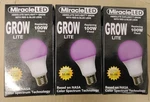 Lot Of Miracle Led 9W Grow Bulb 605035 Red & Blue Replace 100W Spectrum. Fixed Price $25.00.