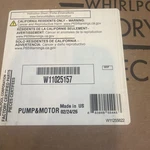 New Genuine Oem Whirlpool Dishwasher Pump And Motor W11025157. Fixed Price $139.99.