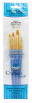Royal Crafters Choice Brush Sets Gold Taklon Artist (filbert,round,shader Etc). Fixed Price $6.99.