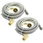 2-PACK Stainless Steel Dishwasher Fill Hose 3/8"X3/8" 6-FOOT Water Supply Line. Fixed Price $23.95.