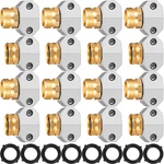 8 Sets Garden Water Hose Repair Connector Kit Zinc And Aluminum Male Fema.... Fixed Price $54.31.
