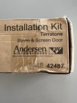 Andersen 42487 Terratone Storm Screen Door Installation Kit. Fixed Price $89.99.