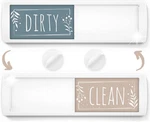 Stylish Dishwasher Magnet 7 By 2 Inch, Brown / Green With White Frame. Fixed Price $14.05.