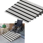 6" Rise Door Threshold Ramp With Updated Fixable Screws, Stable Portable Whee.... Fixed Price $170.37.