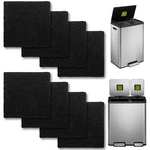 Tweruna 8 Pack Trash Can Odor Filter Refills For Compost Bin, Square Carbon C.... Fixed Price $9.76.