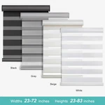 Changshade Horizontal Window Blind Zebra Dual Roller Easy To Install. Fixed Price $69.99.