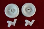 WD12X10267 Ge Dishwasher Lower Rack Wheels Front Axle Parts Pack. Fixed Price $8.52.