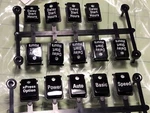 Bosch Dishwasher Push Button Set Genuine Oem Factory Part 962277. Fixed Price $65.00.