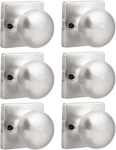 Gobekor 6 Pack Single Dummy Knobs For French Doors Brushed Nickel. Fixed Price $24.95.