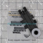 Whirlpool Dishwasher Dishrack Roller WPW10078214. Fixed Price $35.99.