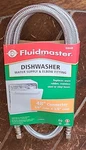 Fluidmaster 48" Connector For Dishwasher Water Supply & Elbow Fitting #6W48. Fixed Price $17.64.