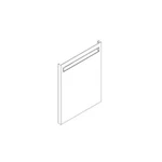 Whirlpool W11659649 Front Panel Assy Long Pocket Psta. Fixed Price $252.45.