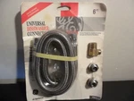 Ge Universal 6' Dishwasher Connector Kit. Fixed Price $12.50.