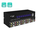 Mt-viki Port Rca Switcher 8-WAY Av Selector Box Audio Video For Tv Sate. Fixed Price $34.19.