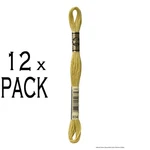 12X Dmc Embroidery Thread Mouline Special 117MC -834, 6 Stranded, 8M. Fixed Price $23.52.