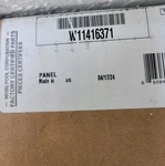 New Oem Kitchenaid Dishwasher S/s Panel. W11416371. Fixed Price $125.00.