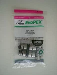 Sharkbite Evopex K008WP3 Straight Coupling, 1/2" (pack Of 3). Fixed Price $15.98.