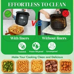 300PCS Disposable Air Fryer Paper Liners For Ninja AF141 Pro AF181 6.5QT.... Fixed Price $30.66.