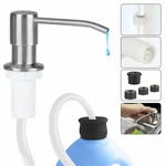 Diy Stainless Steel Sink Soap Dispenser Kitchen Hand Liquid Pump Bottle Tube. Fixed Price $9.86.