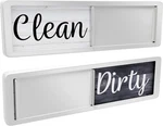 Dishwasher Magnet Clean Dirty Sign, Large, Wood Black & White. Fixed Price $16.84.