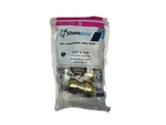 Pack Sharkbite 1/2 Couplings Pex Cpvc Copper U008LFA4 Pipe. Fixed Price $15.25.