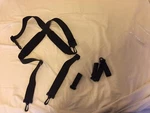 Strong Tool Belt Suspenders Heavy Duty Work For With Loop Clips Attachment. Fixed Price $20.99.