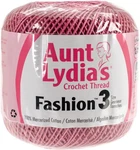 Coats Aunt Lydia's Fashion Crochet, Cotton Size 3, Warm Rose. Fixed Price $13.34.
