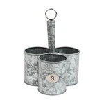 Utensil Holder, Silverware Organizer, Caddy, Cutlery Single Black. Fixed Price $16.04.