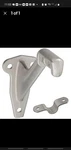 Lot Of 4 Stanley N830-132 Handrail Bracket Satin Nickel. Fixed Price $10.96.