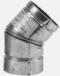 Selkirk 243216 Pellet Vent Pipe Elbow, 45 Degree For 3" (inner Diameter). Fixed Price $67.89.