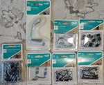 National Hardware Pegboard Assortment Locking Hooks Loop Steel - 79 Pieces. Fixed Price $22.00.