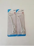 Two (2)NATIONAL Hardware 6" Hook & Eyes N226-381 V2000 New. Fixed Price $24.55.