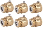 Proline 3/4-IN Water Backflow Preventer Vacuum Breaker, Brass, (6 Pack). Fixed Price $37.98.