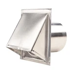 Master Flow 6 Silver Wall Vent Hood Aluminum Screen Damper Hvac Exterior. Fixed Price $34.11.