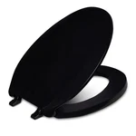 Centoco Black Toilet Seat Elongated, / Closed Front,. Fixed Price $60.88.