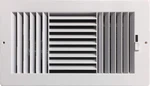Hbw Three-way Plastic Side Wall/ceiling Register White 12" X 6". Fixed Price $25.87.