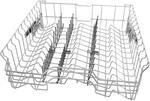 1 Of 00778368 Bosch Dishwasher Upper Crockery Basket. Fixed Price $246.89.