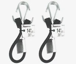 Keeper 14" Tarp Strap Black Natural Rubber Zinc Hooks Strong Durable A06214Z. Fixed Price $11.40.