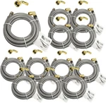12-PACK Hqrp Stainless Steel Dishwasher Fill Hose Burst Proof Water Supply Line. Fixed Price $149.95.