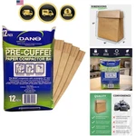 Dano Pre-cuffed Paper Trash Compactor Bags 12 Pack Heavy Duty Kitchen Garba.... Fixed Price $71.07.