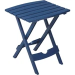 Adams Quik-fold Outdoor Plastic Side Table, Monaco Blue, 15". Fixed Price $34.16.