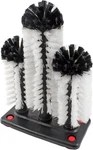 3 Brush Bar Glass Washer With Suction Base, 2 Short + 1 Long. Fixed Price $24.64.