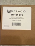Networx JH-101-075 3/4" Metal J-hook Straight Mount 25 Pack. Fixed Price $24.50.