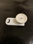 Genuine Miele Dishwasher Basket Wheel Upper Rail 7649011 .. Fixed Price $23.00.