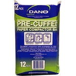 Dano Pre-cuffed Bags (12 Pack) Precuffed, Garbage Compactor, Kitc.... Fixed Price $47.22.