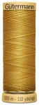 Natural Cotton Thread 110YD Dark Yellow. Fixed Price $8.15.