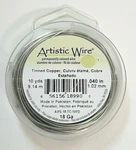 Artistic Wire Round Tinned Copper Craft Regular Spool 10 Yards. Fixed Price $9.99.