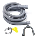Hlmoptimo 13 Universal Washing Machine Drain Hose Flexible Feet, Gray. Fixed Price $28.99.