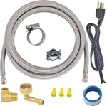 Dishwasher Installation Kit 6 Foot Supply 3/8 Inch X COMPRESSION41150. Fixed Price $24.00.
