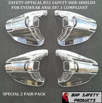 B52+ Side Shields For Rx Glasses Safety Eyewear Protection Ansi Z87.1 (2 Pr). Fixed Price $9.95.